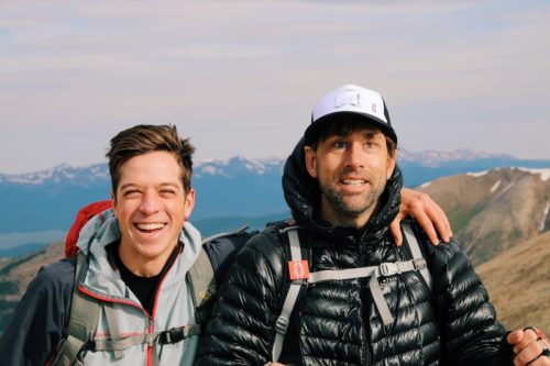 a photo of connor koch and erik weihenmayer