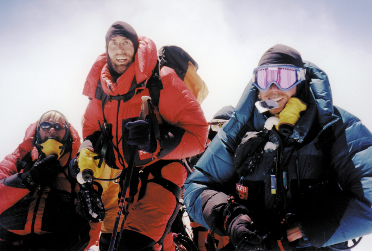 Erik Weihenmayer on summit.