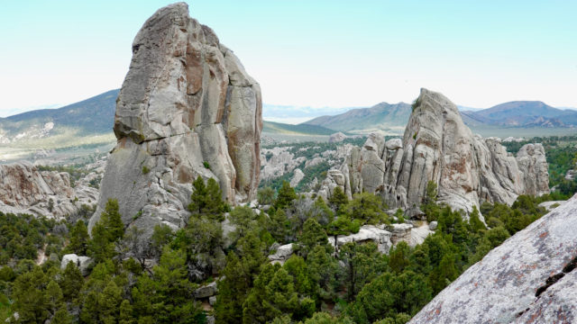 The incredible formations of The City of Rocks.